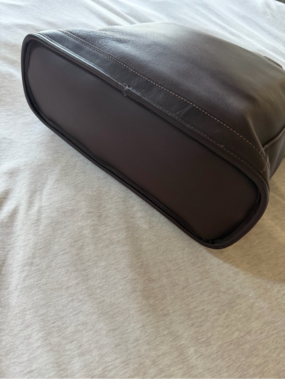 (Never used) Vintage Coach Bleecker Leather Tote Bag - Brown. Never - Picture 3 of 9